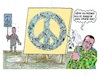 Cartoon: Frieden durch Aufrüstung ? (small) by mandzel tagged deutschland,kriegsvorbereitung,pistorius,aufrüstung,friedenstaube