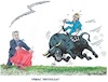 Cartoon: Gereizte EU (small) by mandzel tagged orban,ungarn,eu,alleingänge,provokationen