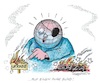 Cartoon: Geteilte Aufmerksamkeit (small) by mandzel tagged weltöffentlichkeit,krieg,gaza,israel