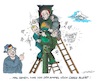 Cartoon: Haushaltsstreit (small) by mandzel tagged ampel,spd,fdp,grüne,haushalt,deutschland,politik,streit