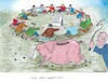 Cartoon: Jetzt wirds Ernst (small) by mandzel tagged merz,deutschland,reformen,rente,steuern,digitalisierung,pflege