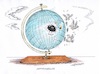 Cartoon: Keine Lösung in Sicht (small) by mandzel tagged golf,iran,usa,kriegsstimmung,hoffnungslosigkeit,provokationen,atom