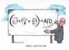 Cartoon: Maas erklärt die AfD (small) by mandzel tagged maas,afd,putin,trump,erdogan,nationalismus,wahlkampf