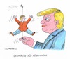 Cartoon: Merkel bei Trump (small) by mandzel tagged usa,deutschland,trump,merkel,politik,antrittsbesuch,gespräche,freihandel,finanzen,umwelt,wirtschaft,migration