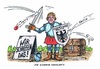 Cartoon: Merkel bleibt hart (small) by mandzel tagged merkel,kanzlerin,asyl,flüchtlingspolitik,deutschland,zuwanderer