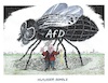 Cartoon: Mit allen Ideen am Ende (small) by mandzel tagged ampel,scholz,deutschland,migration,afd,verbot