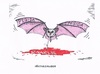 Cartoon: Nektar aus dem Blut (small) by mandzel tagged pegida paris anschlag karikaturisten blut
