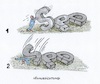 Cartoon: Neuausrichtung (small) by mandzel tagged schulz,spd,neuausrichtung,debakel,wahlen