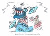 Cartoon: No-Spy-Verhandlungen (small) by mandzel tagged usa,deutschland,spionage,vertrag