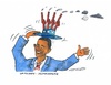 Cartoon: Obama entdeckt den Klimaschutz (small) by mandzel tagged klimaschutz,obama,usa,schadstoffreduzierung