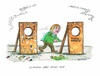 Cartoon: Roth gibt nicht auf (small) by mandzel tagged die,grünen,claudia,roth,wiederwahl,zur,parteivorsitzenden,nach,erlittener,schlappe