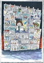 Cartoon: Shakespeare 400 (small) by mandzel tagged shakespeare,todestag,400,jahre