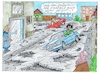 Cartoon: Stadtbild (small) by mandzel tagged deutschland,kanzler,stadtbildäußerung,migration,infrastruktur,politik,finanzen