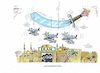 Cartoon: Unaufhörliches Säbelrasseln (small) by mandzel tagged trump,usa,iran,ruhani,sanktionen,öl,atomvertrag,kriegsstimmung