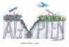 Cartoon: Unüberwindbare Kluft (small) by mandzel tagged ägypten,liberale,islamisten,kluft,spaltung,konflikt