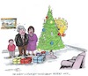 Cartoon: Weihnachten mit Corona (small) by mandzel tagged corona,regeln,impfungen,verordnungen,pandemie,politik,mandzel,karikatur,geschenke,impfstoffe,omikron,heiligabend