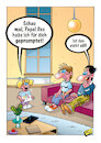 Cartoon: Kinderbild (small) by stefanbayer tagged kinder,kinderbild,kinderzeichnung,ai,ki,künstlicheintelligenz,papa,familie,eltern,elternstolz,prompten,internet,kreativität