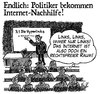 Cartoon: Internetnachhilfe (small) by Andreas Pfeifle tagged politiker,internet,nachhilfe,links,rechtsfreier,raum