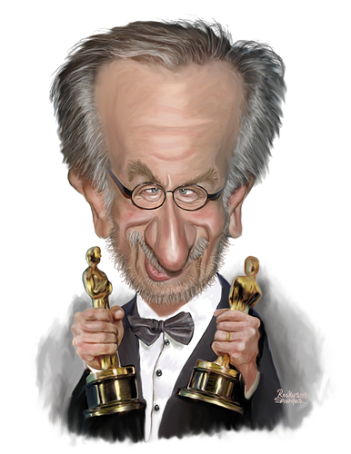 Cartoon: Steven Spielberg (medium) by rocksaw tagged caricature,steven,spielberg