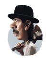 Cartoon: Carlos Santana (small) by rocksaw tagged caricature,study,carlos,santana