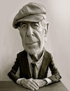 Cartoon: Leonard Cohen (small) by rocksaw tagged leonard,cohen