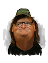 Cartoon: Michael Moore (small) by rocksaw tagged michael,moore