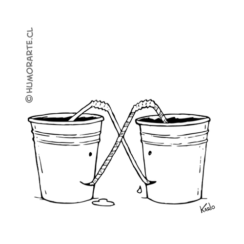 Cartoon: u (medium) by Karlo tagged vaso,dibujo,draw,cartoon,karlo