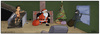 Cartoon: Encuentros nocturnos (small) by Karlo tagged navidad