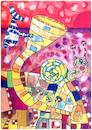 Cartoon: Schneckie und die Delfintrompete (small) by FMWalter tagged märchen,illustrationen,fantasie,farbenharmonie,aquarellmalen,traumbewusstsein,kreativität,farbenausdruck,moderne,kunst,parakunst,parasemasiologie