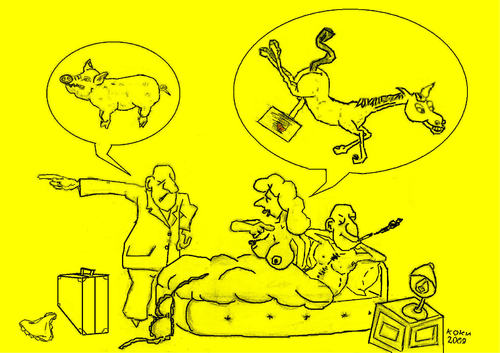 Cartoon: Pig ... no no horse (medium) by Kostadin tagged no,naskov,kostadin