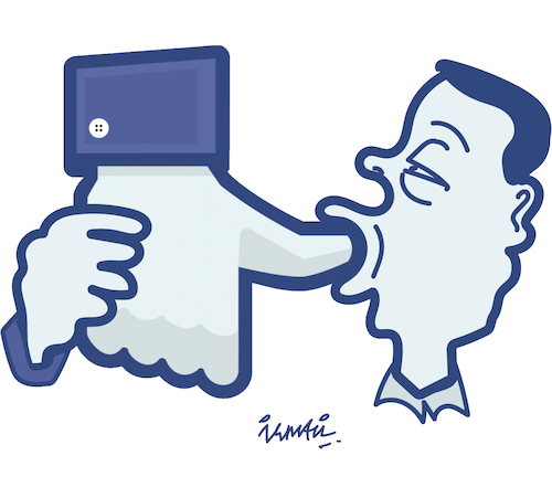 Cartoon: Addiction (medium) by ismail dogan tagged like