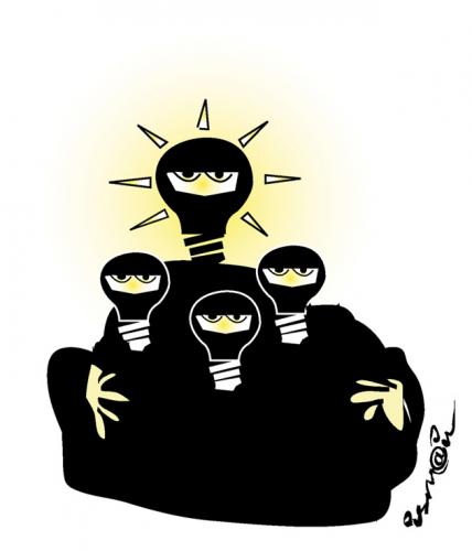 Cartoon: AK ANA 3 COCUK (medium) by ismail dogan tagged ak,ana