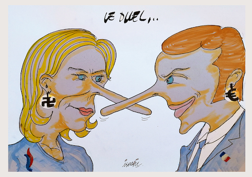 Cartoon: debate (medium) by ismail dogan tagged presidential,2022