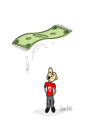 Cartoon: Dolar (medium) by ismail dogan tagged turkiye