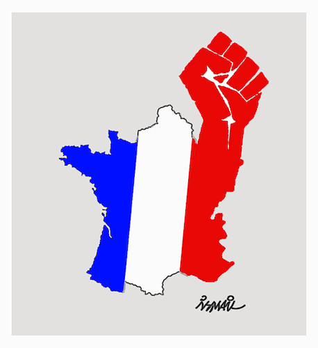 Cartoon: France elections (medium) by ismail dogan tagged france,elections,2024
