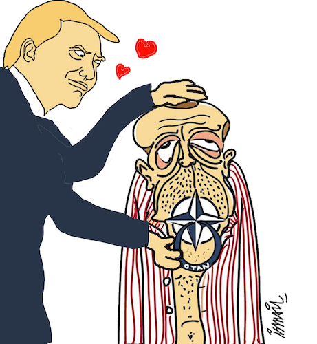 Cartoon: Love (medium) by ismail dogan tagged trump
