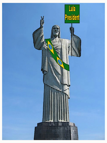 Cartoon: Lula President (medium) by ismail dogan tagged brasil