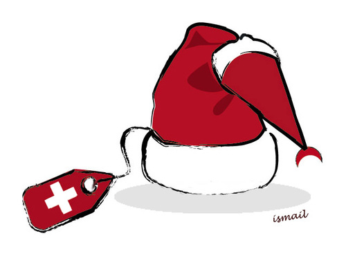 Cartoon: MADE IN SWITZERLAND (medium) by ismail dogan tagged made,in,switzerland