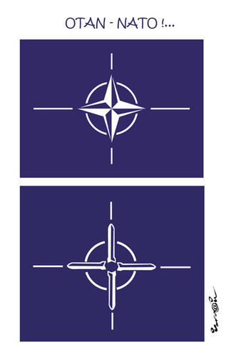 Cartoon: NATO-OTAN !.. (medium) by ismail dogan tagged otan