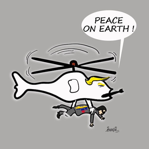 Cartoon: Peace on Earth (medium) by ismail dogan tagged peace,on,earth