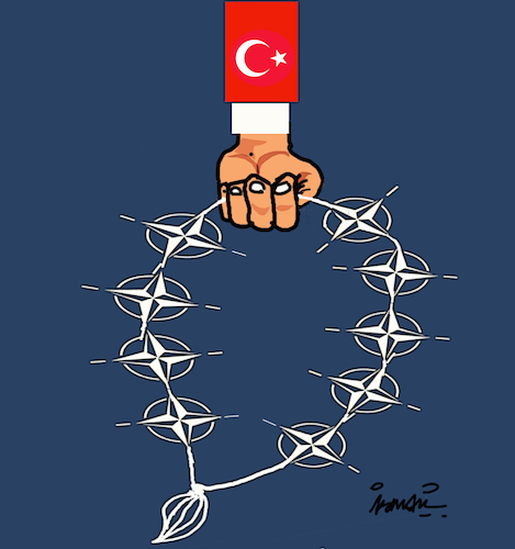 Cartoon: Tesbih (medium) by ismail dogan tagged islamic,beads