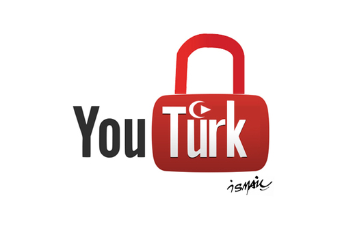 Cartoon: YouTürk !.. (medium) by ismail dogan tagged lock