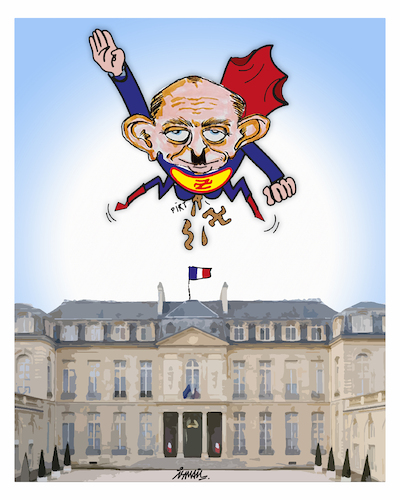 Cartoon: Z MAN (medium) by ismail dogan tagged zemmour