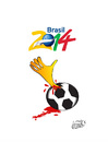 Cartoon: Brasil 2014 (small) by ismail dogan tagged brasil,2014