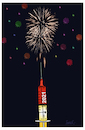 Cartoon: Celebration 2021. (small) by ismail dogan tagged new,year