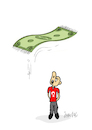 Cartoon: Dolar (small) by ismail dogan tagged turkiye