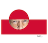 Cartoon: Flag of Greenland (small) by ismail dogan tagged greenland
