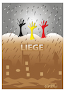 Cartoon: flood (small) by ismail dogan tagged belgium