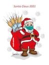 Cartoon: Merry Christmas (small) by ismail dogan tagged santa claus