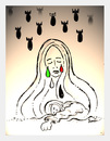 Cartoon: NO CRY GAZZA (small) by ismail dogan tagged gazza